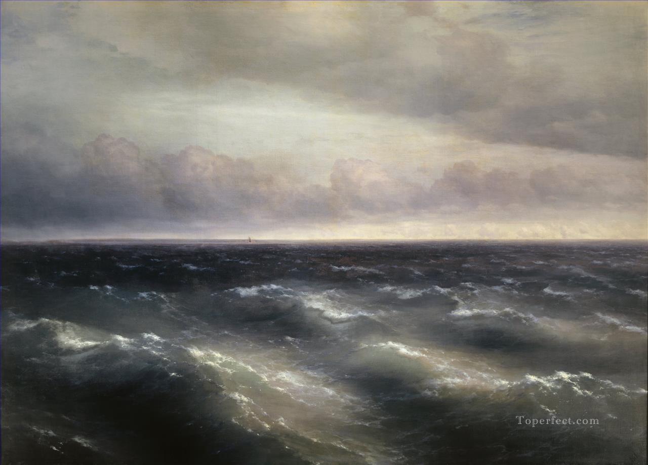 Ivan Aivazovsky the black sea Seascape Oil Paintings